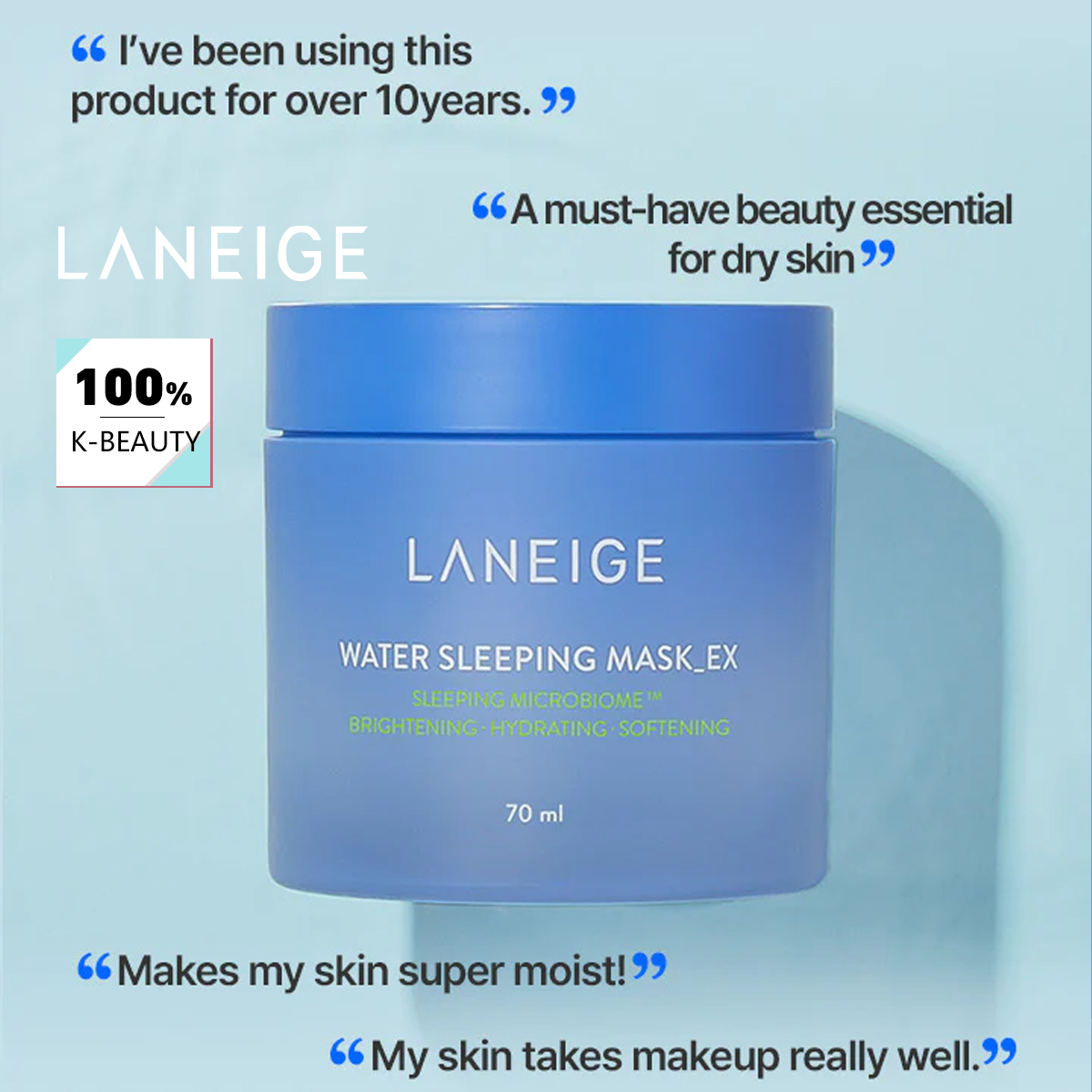 Luxury Skincare Fridge - Masque de nuit hydratant LANEIGE 70ml,