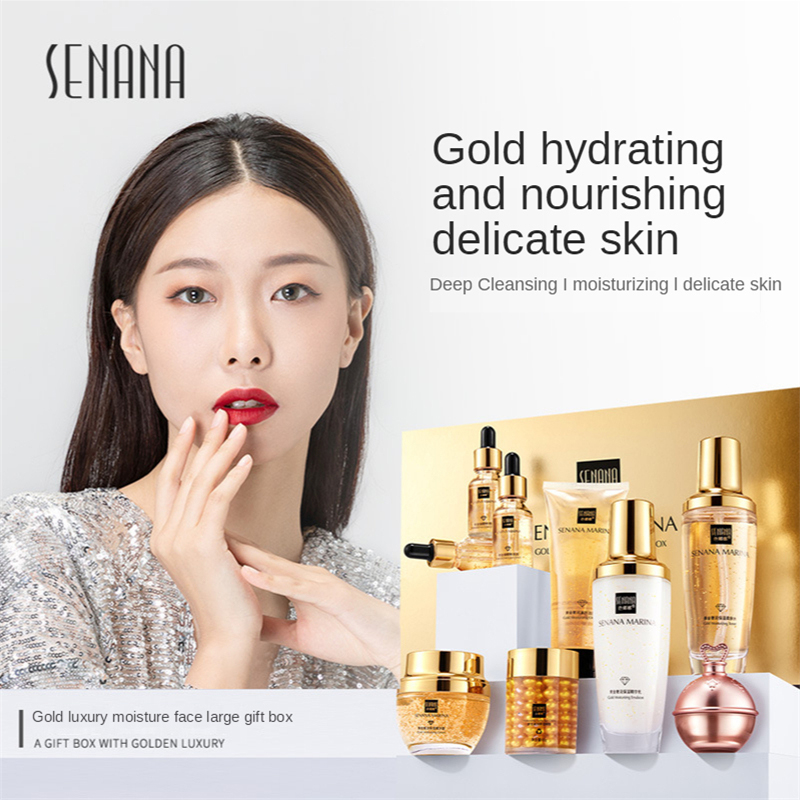 Ensemble de soins de la peau p - Luxury Gold Skincare avis et prix