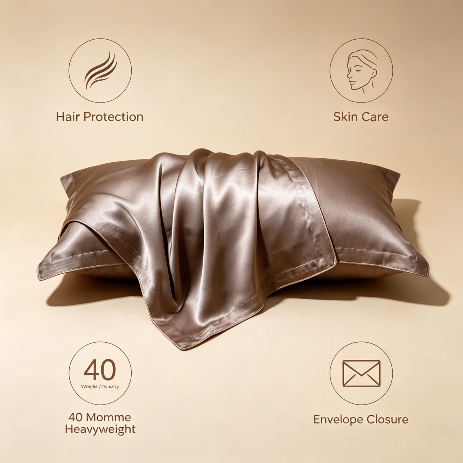 Lot de 2 taies d'oreiller en s - Luxury Skincare & Spa avis et prix