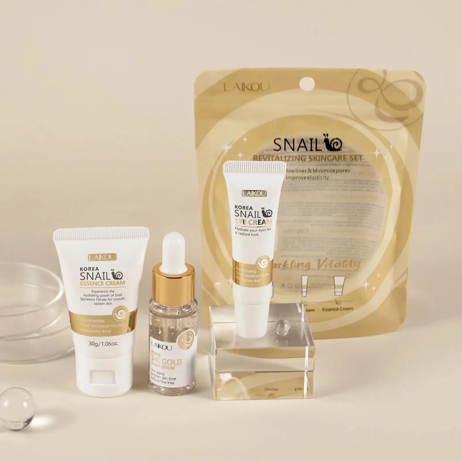 Sérum réparateur d'escargot do - Luxury Gold Skincare avis et prix