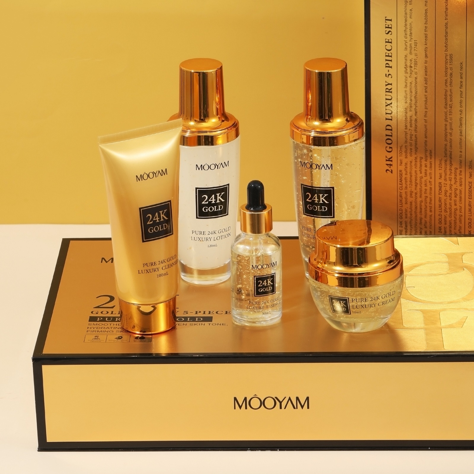 Ensemble hydratant de luxe en  - Luxury Gold Skincare avis et prix