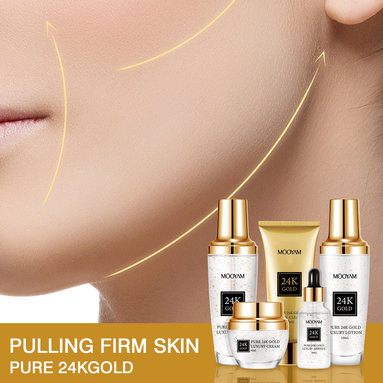 Ensemble hydratant de luxe en  - Luxury Gold Skincare avis et prix