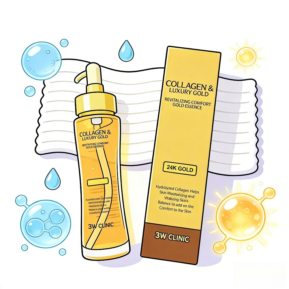 3WCLINIC Collagène & Essence d - Luxury Gold Skincare avis et prix